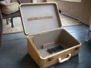 Vintage Sewing Machine Case - Open